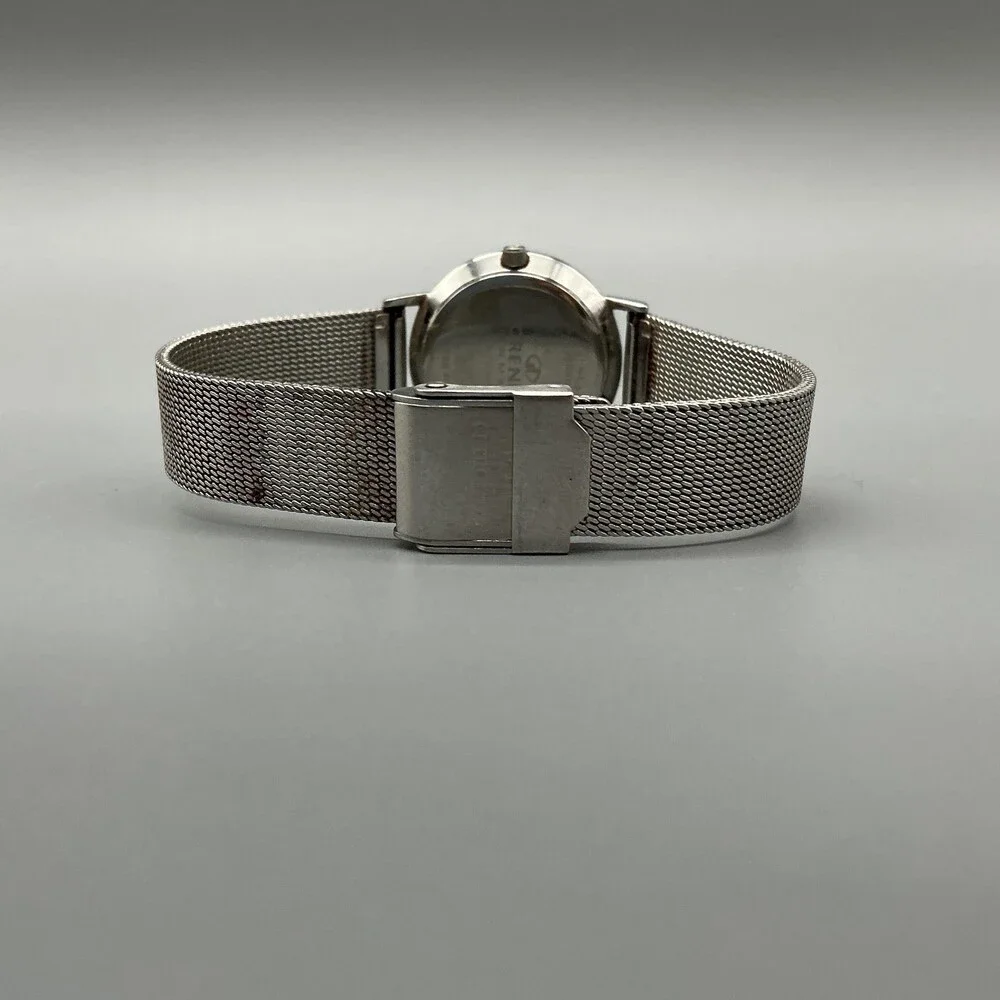 Women's Two-Tone Mesh Bracelet Watch - Silver and Gold